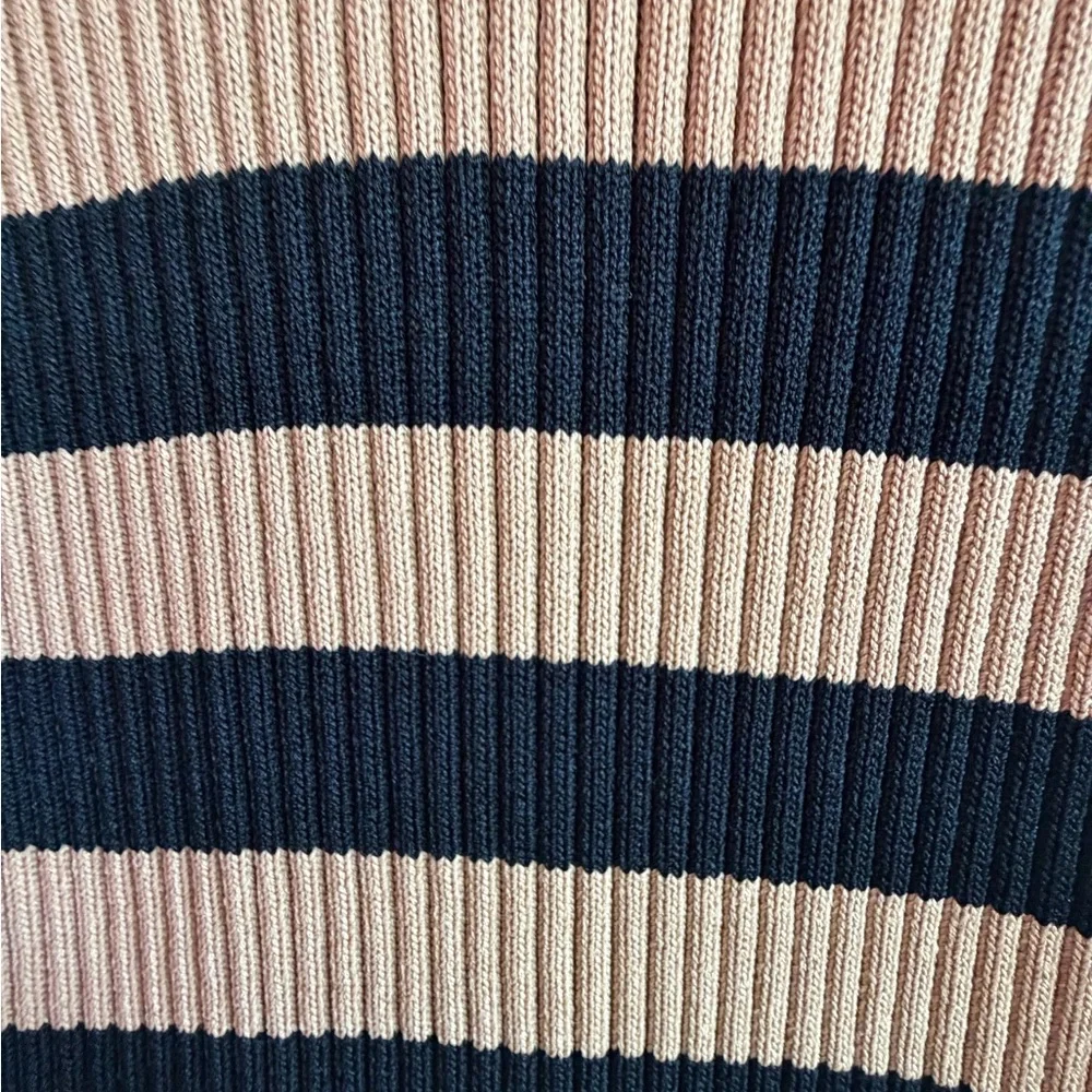 New York & Co.- Gabrielle Union collection - Elegant Striped Long Sleeve Dress - Picture 11 of 15